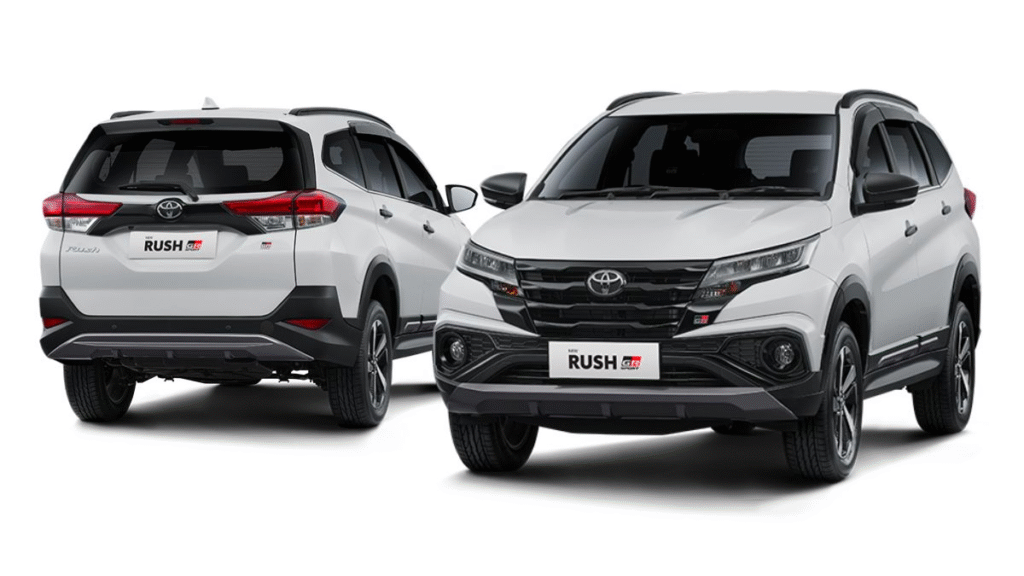 Tampilan depan Toyota Rush sporty